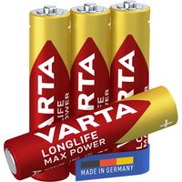 VARTA Alkaline Batterie Longlife Max Power, Micro (AAA)