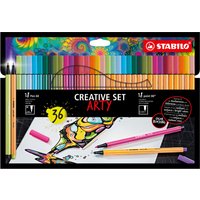 STABILO point 88 / Pen 68 Kreativ-Set ARTY, 36er Kartonetui