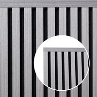 Abschlussleiste für Akustikpaneel ENDO Grey Oak - 80 cm - Menge: 1