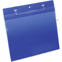 DURABLE Drahtbügeltasche, A4 quer, blau – Bild 2