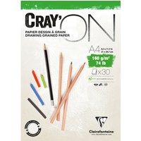 Clairefontaine Zeichenpapierblock, CRAY, ON, DIN A4