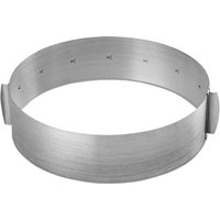 metaltex Tortenring, rund, Edelstahl, verstellbar