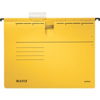 LEITZ ALPHA Hängehefter, A4, kaufmännische Heftung, gelb