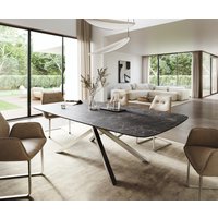 DELIFE Edge Esstisch Keramik Anthrazit