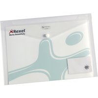 Rexel Dokumententasche, DIN A4, PP, transparent – Bild 2