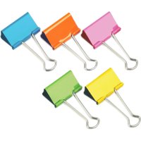 RAPESCO Foldback-Klammern, Breite: 19 mm, farbig sortiert