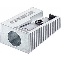 STAEDTLER Spitzer, aus Metall, silber