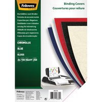 Fellowes Deckblatt Chromolux, glänzend, DIN A4, rot – Bild 2