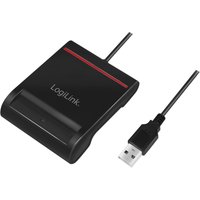 LogiLink USB 2.0 Smart-ID-Kartenleser, schwarz – Bild 2