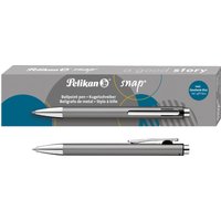 Pelikan Druckkugelschreiber Snap Metallic, platin – Bild 2