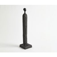 Figur Sentinel B12 x T12 x H51 cm Aluminium Basalt Gegossen
