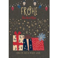 CACTUS Weihnachtskarte, Geschenke