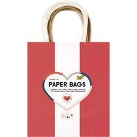 folia Papier-Tragetaschen CLASSIC, Größe: M, farbig sortiert – Bild 2