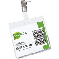 DURABLE Namensschild, oben geschlossen, mit Clip, 90 x 60 mm