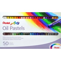 PentelArts Ölpastellkreide PHN4, 50er Kunststoff-Etui
