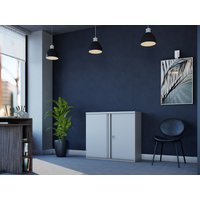 phoenix Aktenschrank SCL0891, aus Stahl, lichtgrau