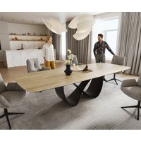 DELIFE Edge Esstisch ausziehbar Keramik
