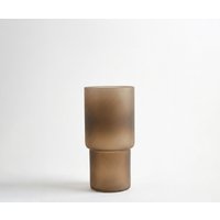 Vase Columna B15 x T15 x H30 cm Glas Aurum Mundgeblasen