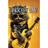 CACTUS Geburtstagskarte - Humor, Katze – Bild 2