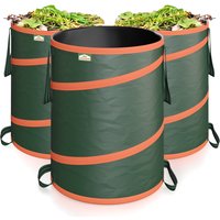 Gardebruk Popup Gartenabfallsack 3er-Set Grün je 85 Liter – Bild 2