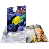 HERMA Eckspannermappe, Fische, PP Glossy, DIN A4