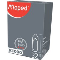 Maped Büroklammern, galvanisiert, 32 mm, Großpackung