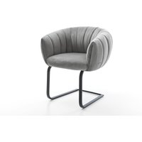 DELIFE Jada-Flex Freischwinger Grau