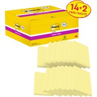 Post-it Haftnotizen super sticky notes, 127 x 76 mm, 14 2