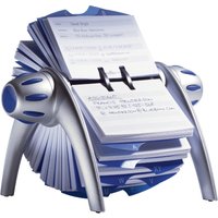 DURABLE Adresskartei TELINDEX flip, metallic-silber / blau – Bild 2
