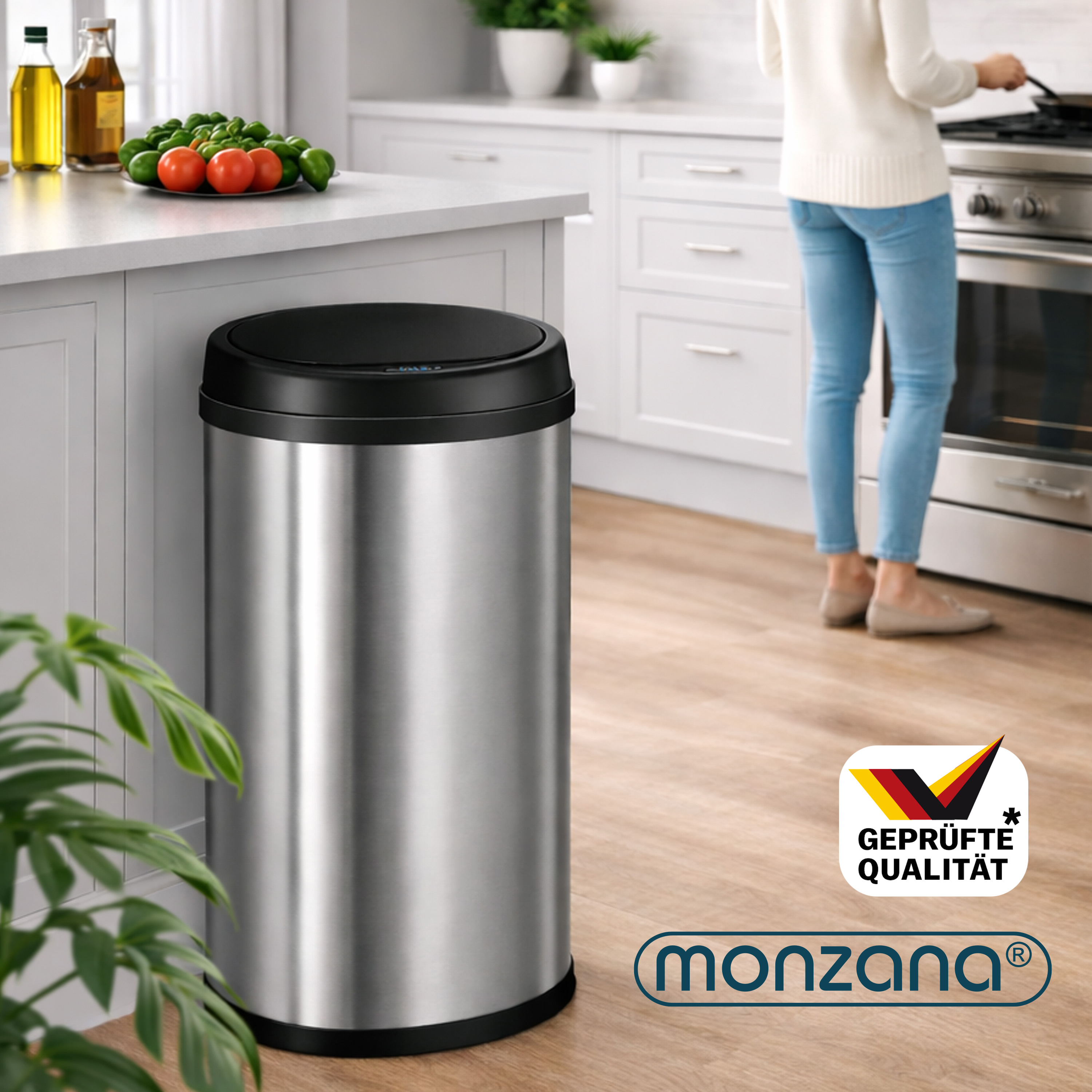 monzana 109766 Sensor Mülleimer 40L – Bild 3