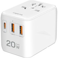 LogiLink Universal-Reiseadapter (EU/AUS/US/UK), 20 Watt
