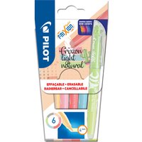 PILOT Textmarker FRIXION light Natural, 6er Etui