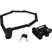 FISCHER Falt-Fahrradschloss XL mit Halter, Länge: 1.100 mm