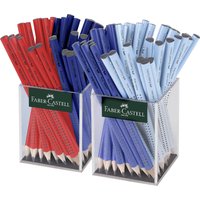 FABER-CASTELL Bleistift Jumbo GRIP, 2er Köcher