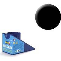 Schwarz (seidenmatt) - Aqua Color - 18ml – Bild 2