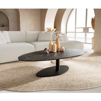 DELIFE Edge Couchtisch Oval 140x75 cm