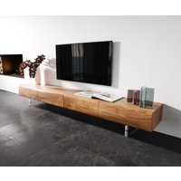 Lowboard New Live-Edge 240 cm Akazie Natur 4 Schubladen Acrylfuß – Bild 2