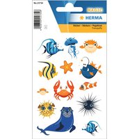 HERMA Sticker MAGIC, Freche Meeresviecher