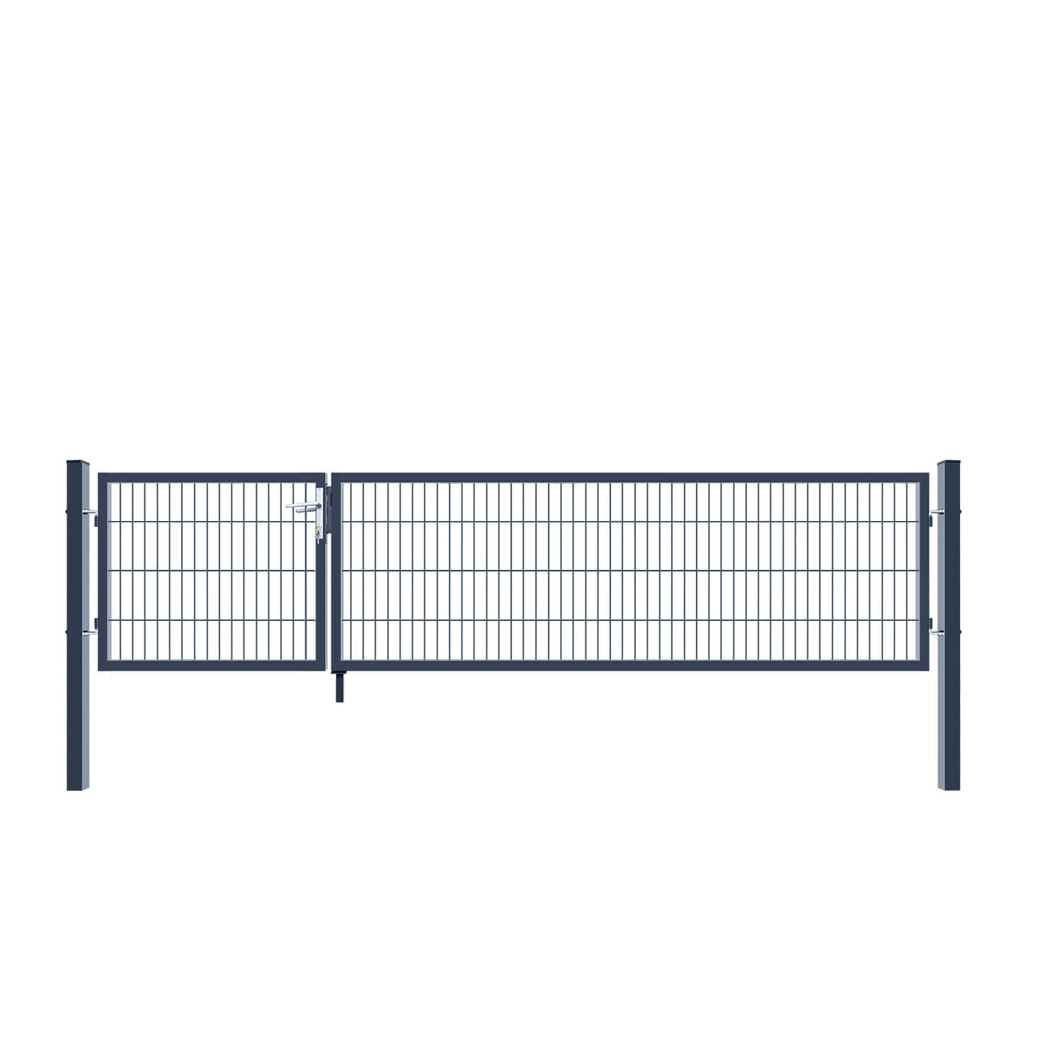 Doppelflügel Gartentor ADITUS - 140 x 350 cm Grün – Bild 6