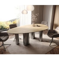 DELIFE Edge Oval Esstisch Keramik