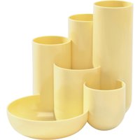 HAN Multiköcher CAMPUS, 6 Fächer, Polystyrol, pastellgelb