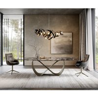 DELIFE Edge Esstisch Oval 280x130 cm