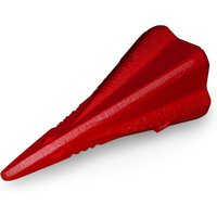Deuba Spaltkeil 3er-Set Rot Karbonstahl