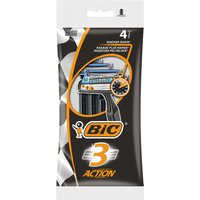 BIC Einwegrasierer 3 Action, für Männer, 4er Pack – Bild 2