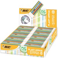 BIC Kunststoff-Radierer Plast-Office, 20er Display