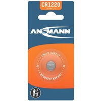 ANSMANN Lithium Knopfzelle, CR1220, 3,0 Volt, 1er-Blister – Bild 2