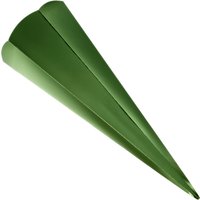 folia Metallic-Schultüten-Zuschnitt, 6-eckig, hellgrün – Bild 2