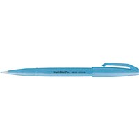 PentelArts Faserschreiber Brush Sign Pen SES15, neonblau – Bild 2