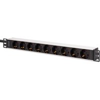 DIGITUS 19, Steckdosenleiste, mit Kaltegräte-Stecker, 9-fach