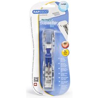 RAPESCO Dokumentenclip-Spender Supaclip 60, transparent